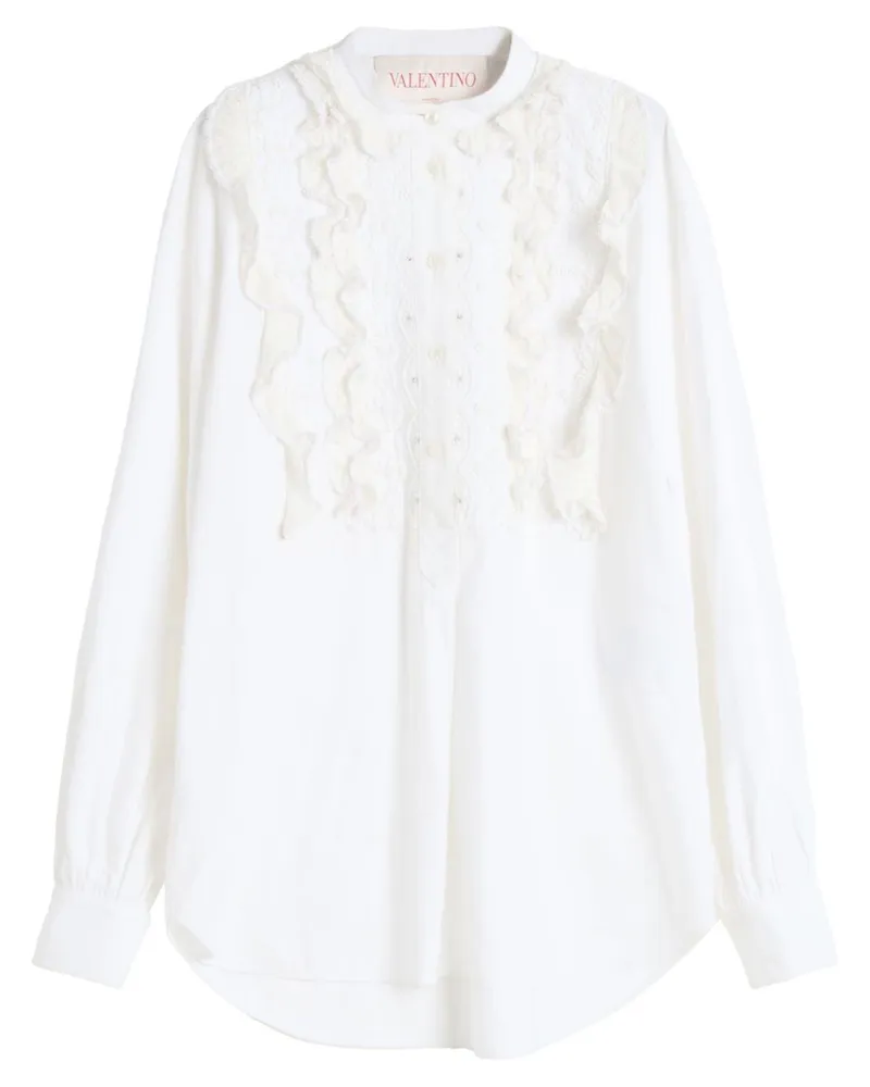 Valentino Garavani Bestickte Bluse - Weiß Weiß
