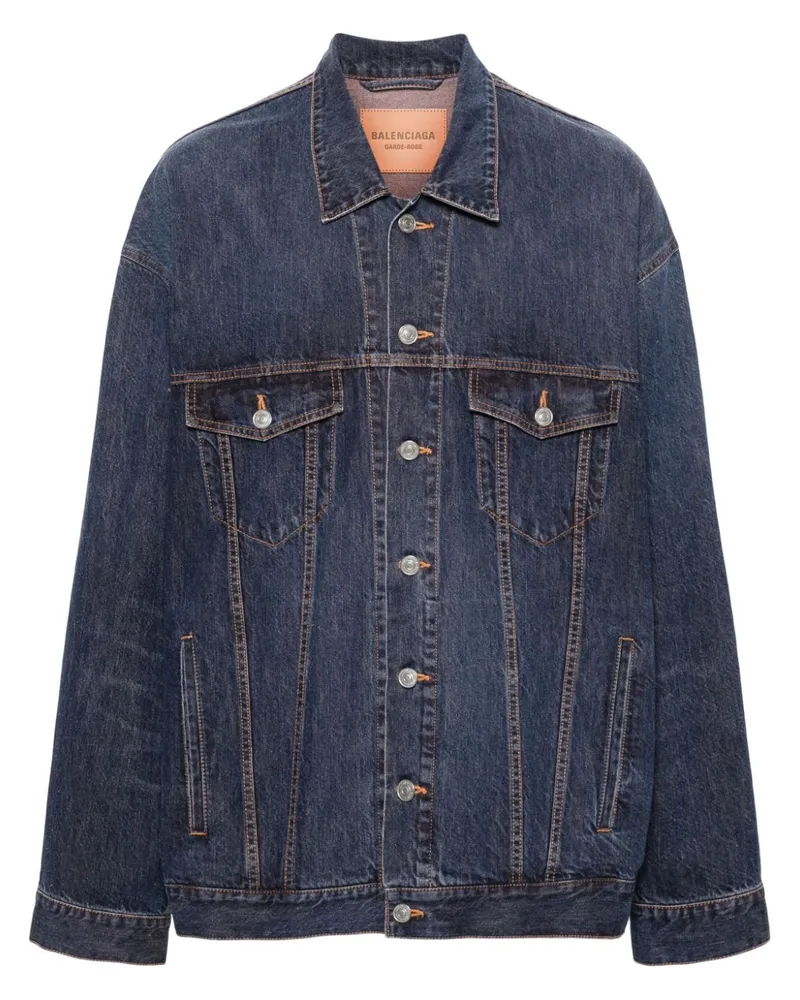 Balenciaga Jacke aus Denim - Blau Blau