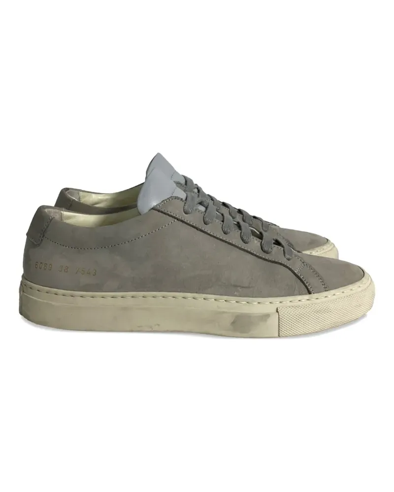 Common Projects Achilles lace-up suede sneakers - Grau Grau