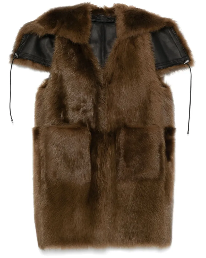 Max Mara Amica Mantel - Braun Braun