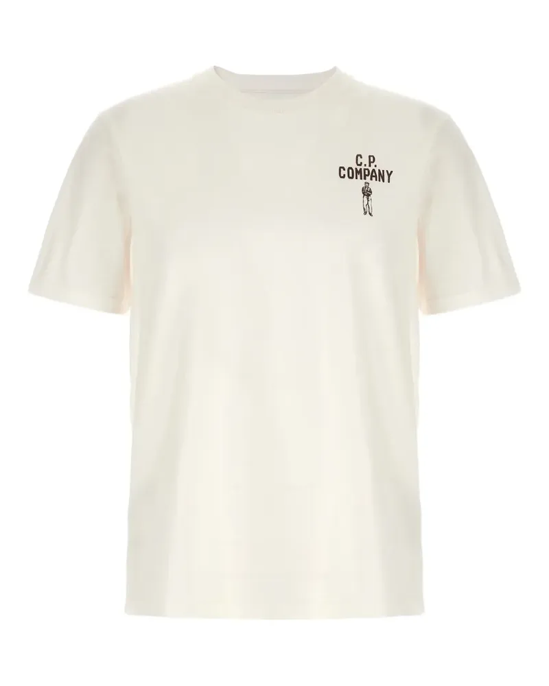 C.P. Company T-Shirt mit Print - Weiß Weiß