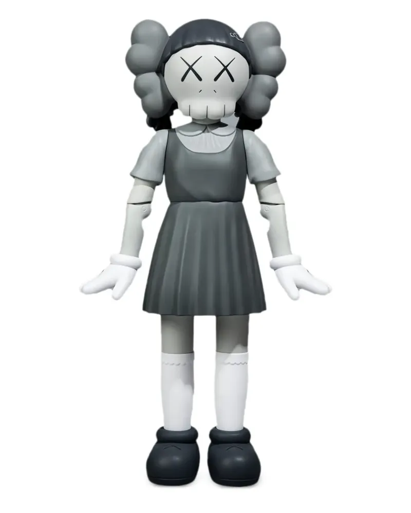 KAWS x Squid Game Young-Hee "Monotone" Figur - Grau Grau