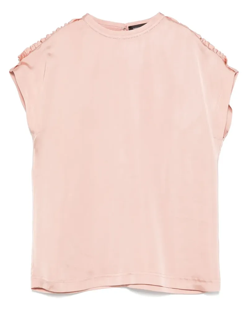 Fabiana Filippi Oberteil aus Satin - Rosa Rosa