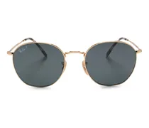 Rob Sonnenbrille mit rundem Gestell - Gold