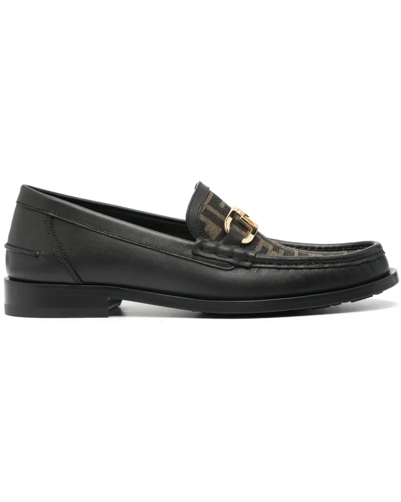 Fendi Loafer mit FF-Schild - Braun Braun