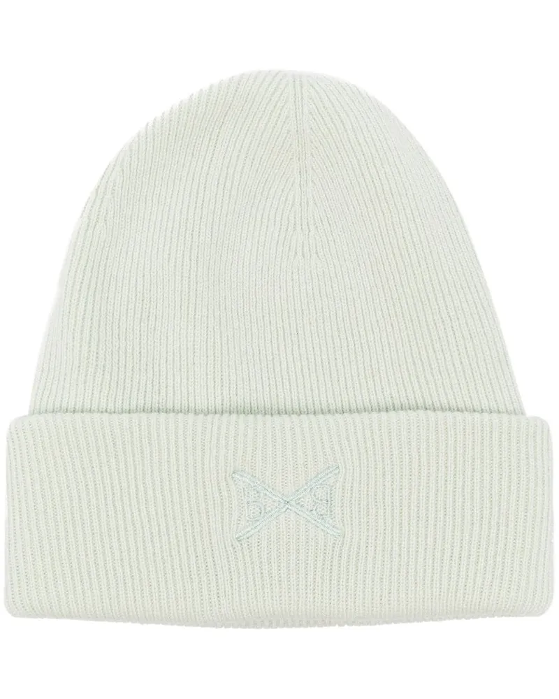Barrie Beanie mit Logo-Stickerei - Grün Grün