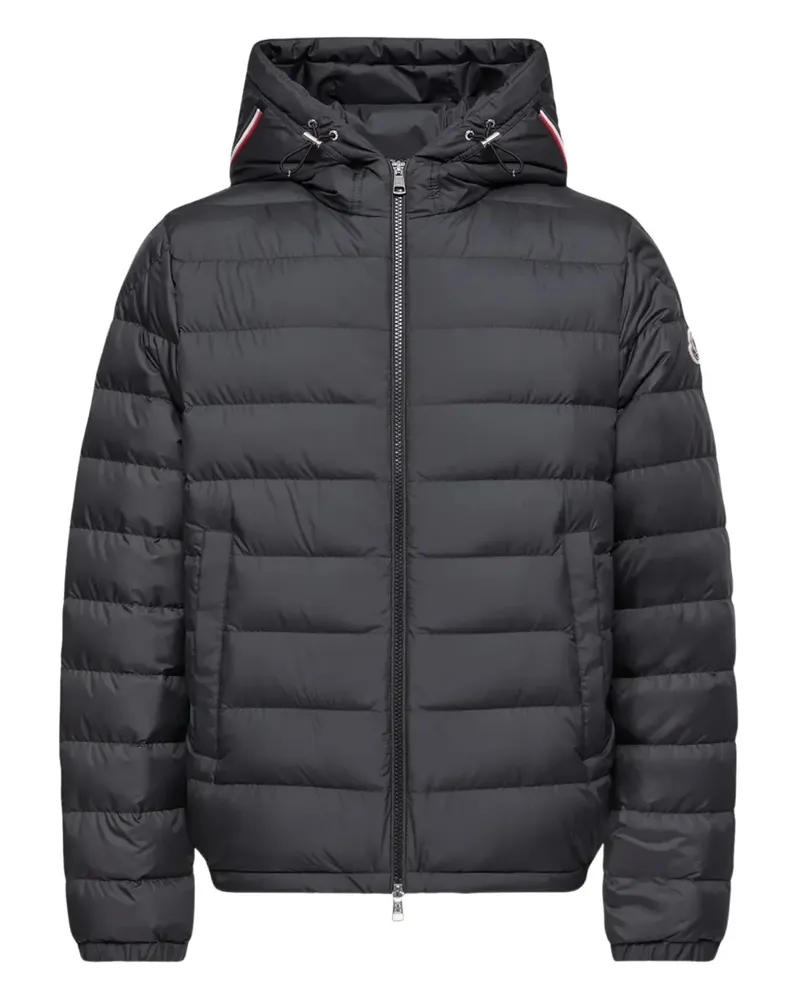 Moncler Gefütterte Kapuzenjacke - Schwarz Schwarz