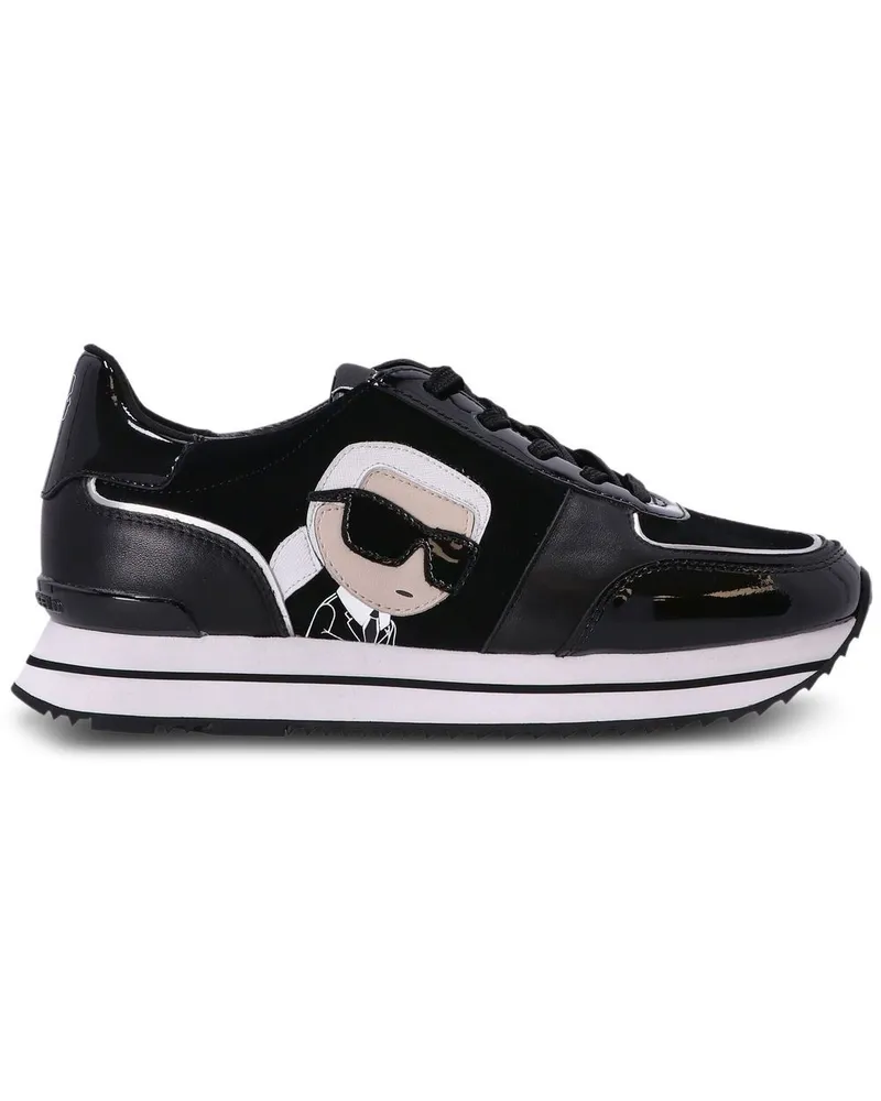 Karl Lagerfeld Sneakers mit Patch-Detail - Schwarz Schwarz
