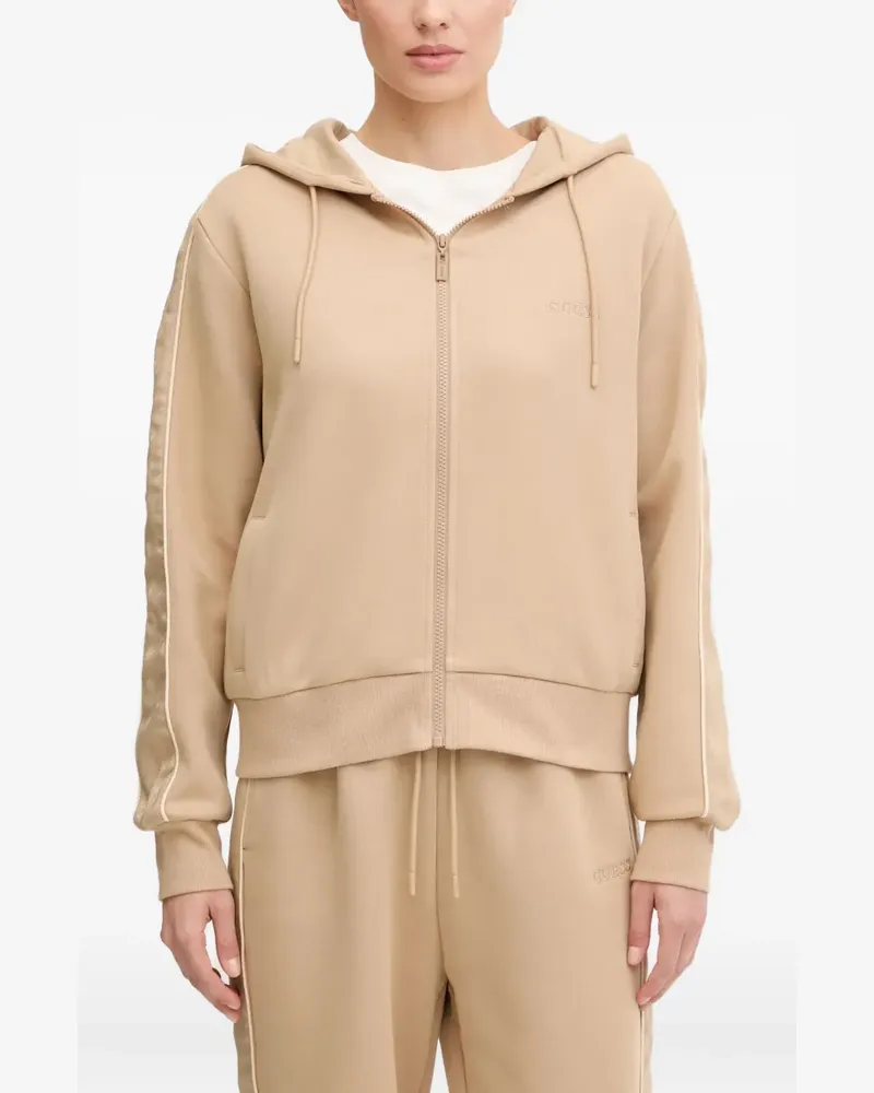 Guess Kapuzenjacke mit Kontrasteinsätzen - Nude Nude