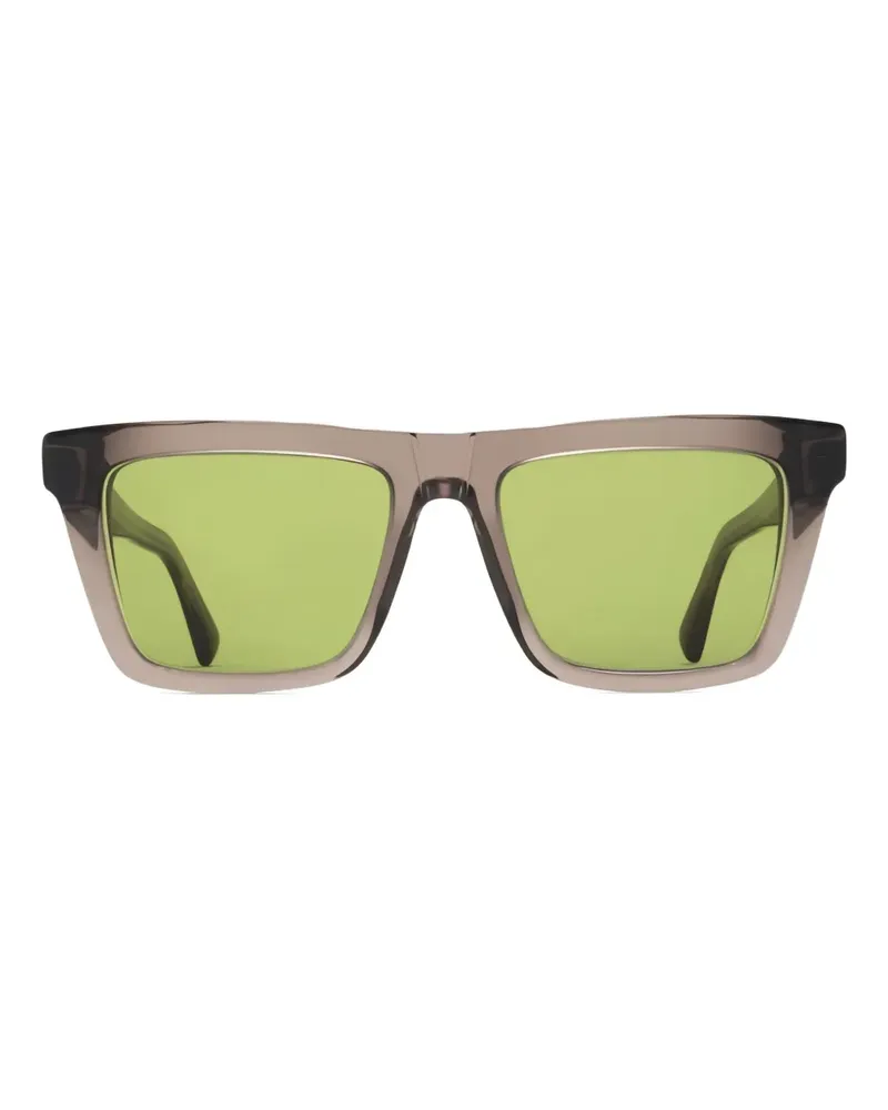 Mykita Sonnenbrille mit eckigem Gestell - Braun Braun