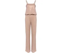 Kristallverzierter Jumpsuit - Rosa