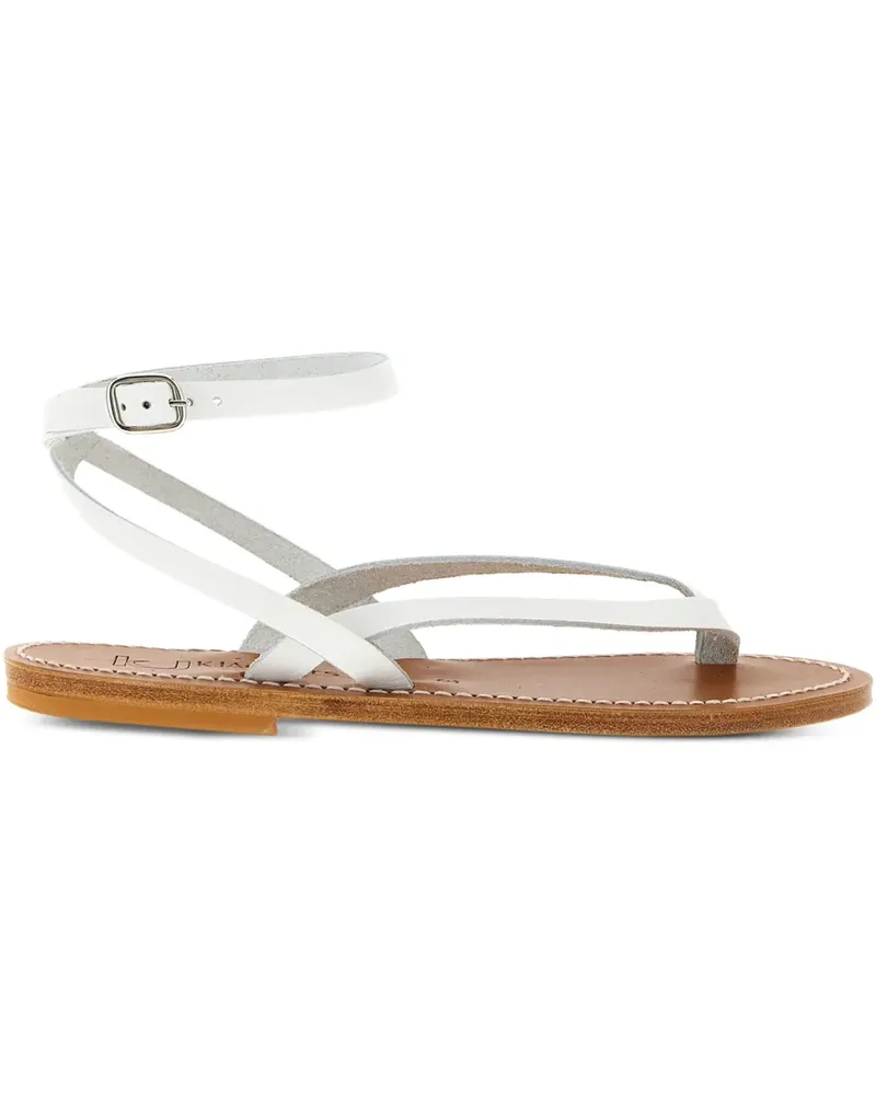 K.Jacques  Smyrne Sandalen mit doppeltem Knöchelriemen - Weiß Weiß