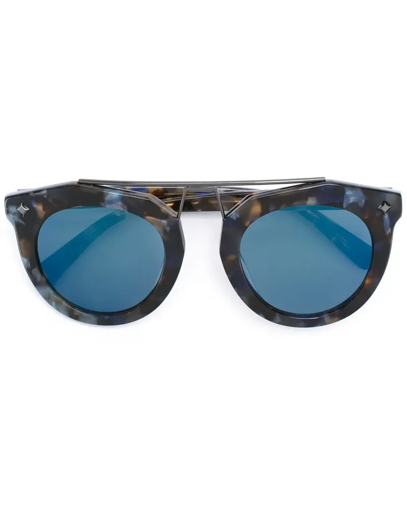 MCM Pilotenbrille in Schildpattoptik - Blau Blau