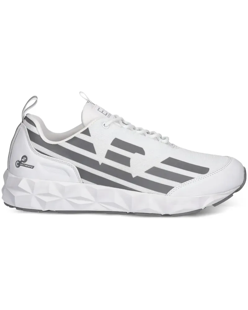 EA7 Sneakers mit Logo - Weiß Weiß