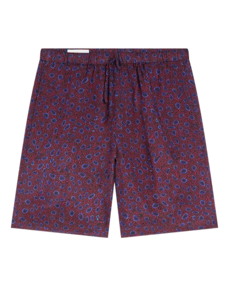 Dries van Noten Twill-Shorts - Rot Rot