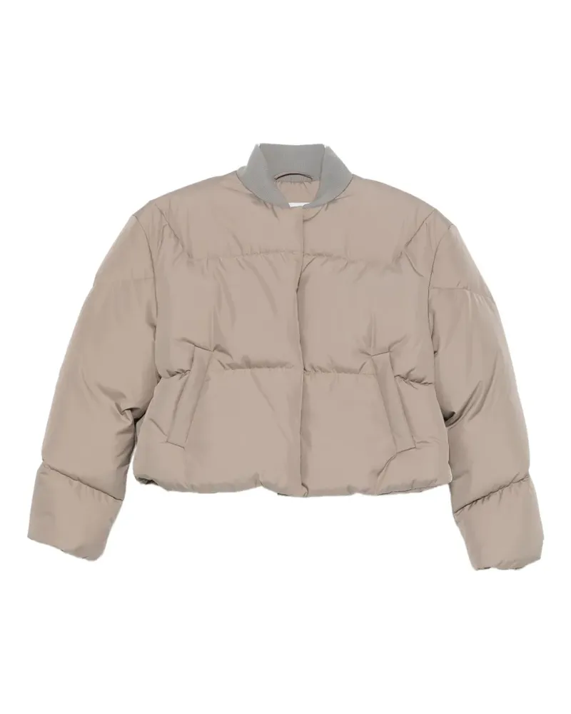 KHRISJOY padded bomber jacket - Nude Nude