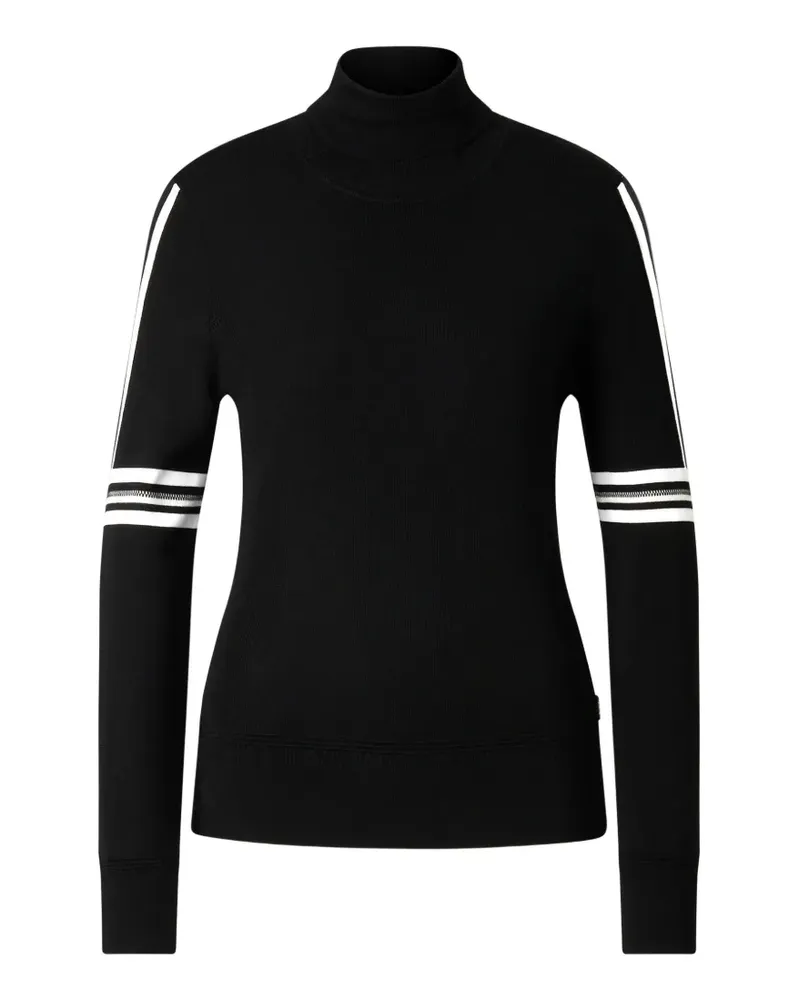 Bogner Louise Pullover mit Streifen - Schwarz Schwarz
