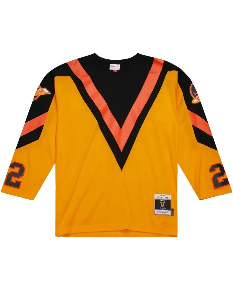 Mitchell & Ness NHL "Canucks 1981 Dave Williams" Trikot - Orange Orange