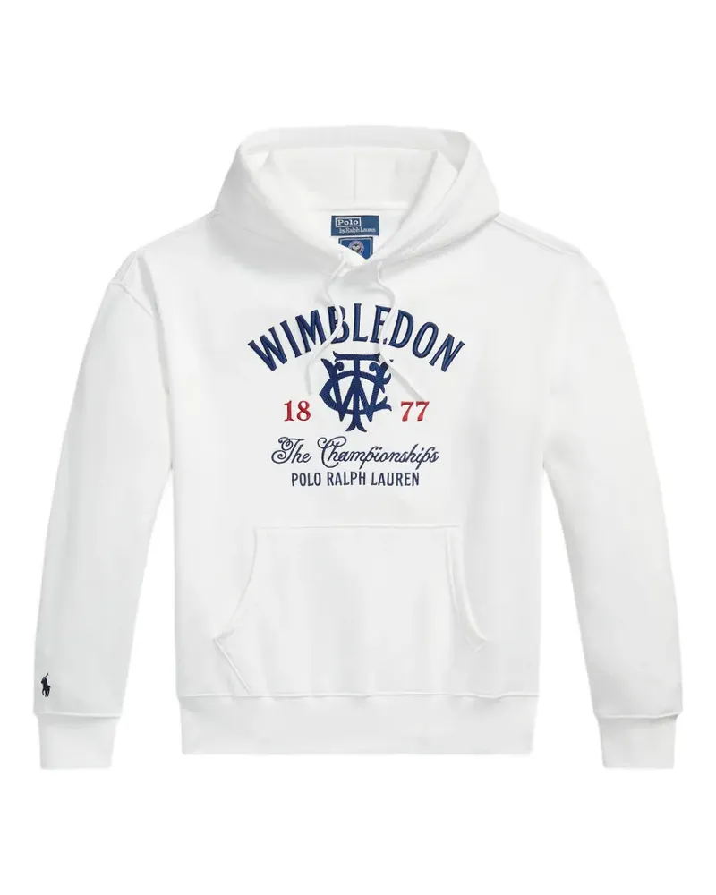 Ralph Lauren Wimbledon Hoodie mit Stickerei - Weiß Weiß
