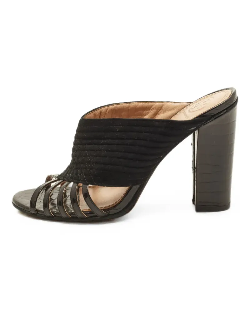 Tory Burch Gesteppte Sandalen - Schwarz Schwarz