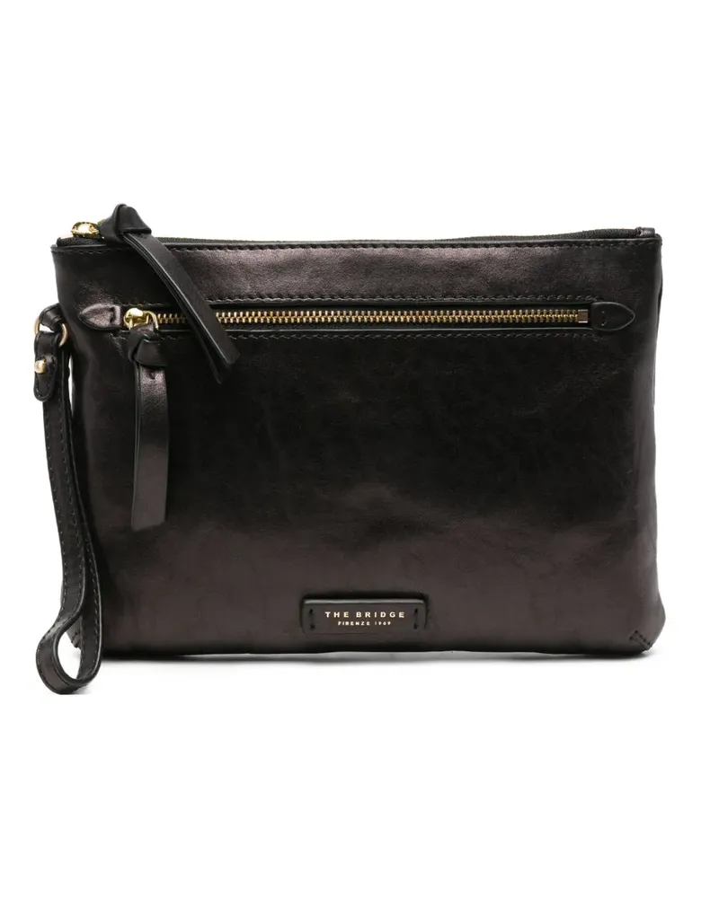 The Bridge Ingrid Clutch - Schwarz Schwarz