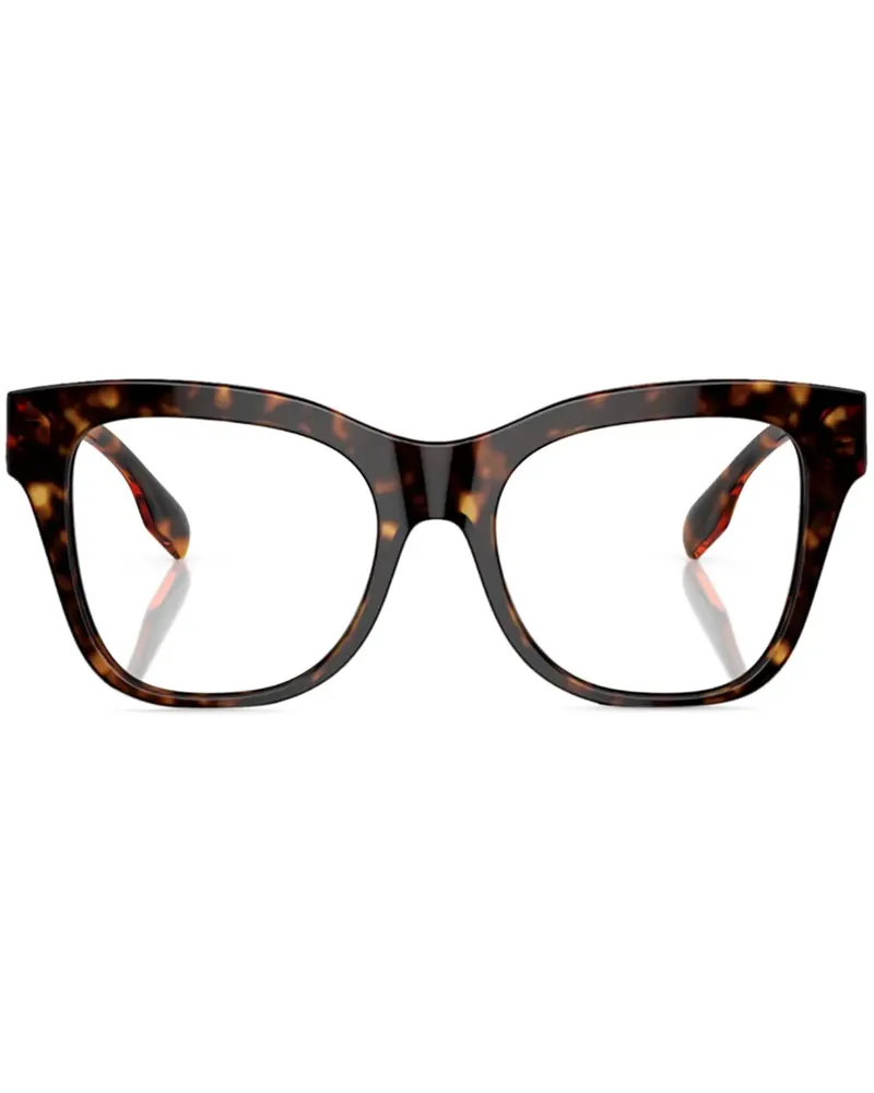 Burberry Brille mit eckigem Gestell - Braun Braun