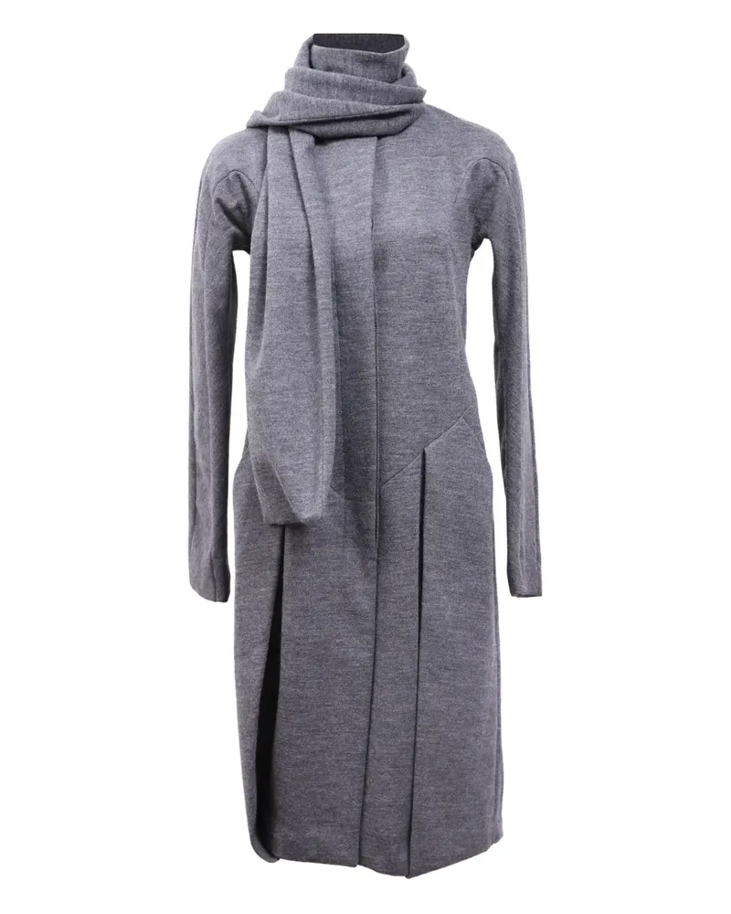 Neil Barrett muffler coat - Grau Grau