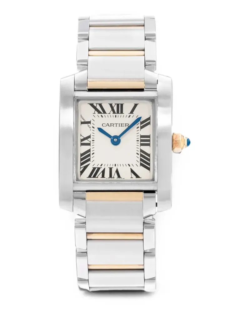 Cartier 2015 Tank Française Armbanduhr 20mm - Weiß Weiß