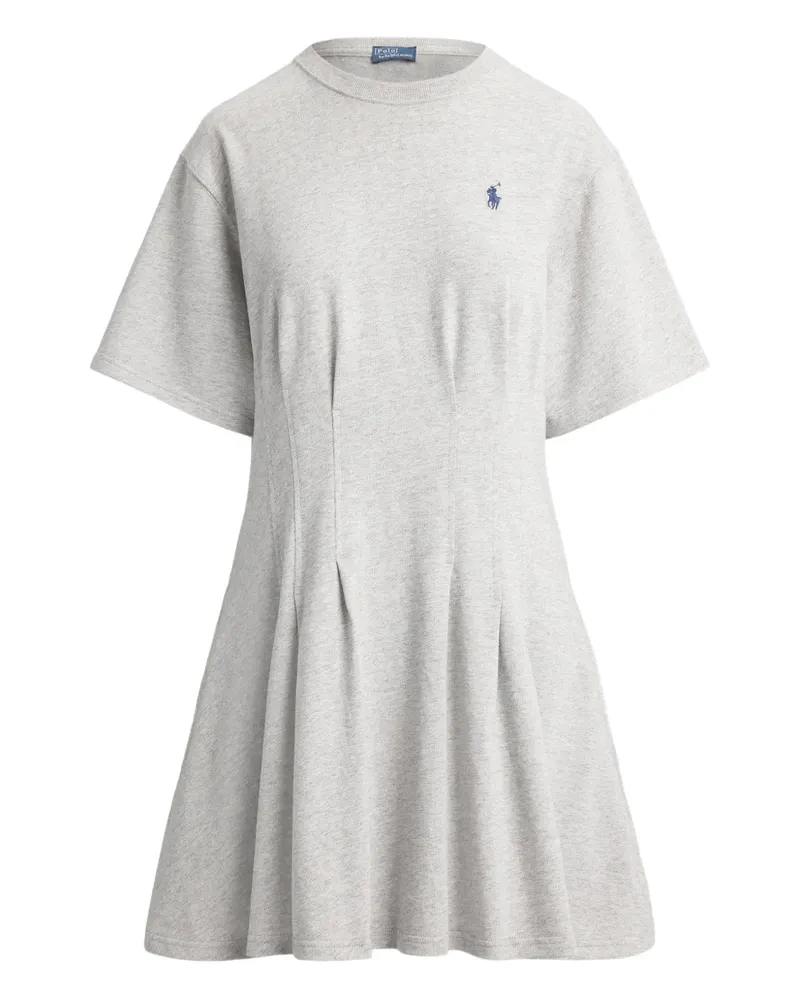 Ralph Lauren T-Shirtkleid mit Einsätzen - Grau Grau