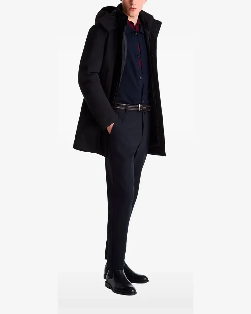 Peuterey Kruger TJ GRS hooded down-feather coat - Schwarz Schwarz