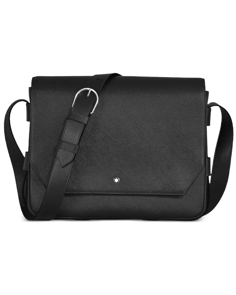 Montblanc Kuriertasche aus Leder - Schwarz Schwarz