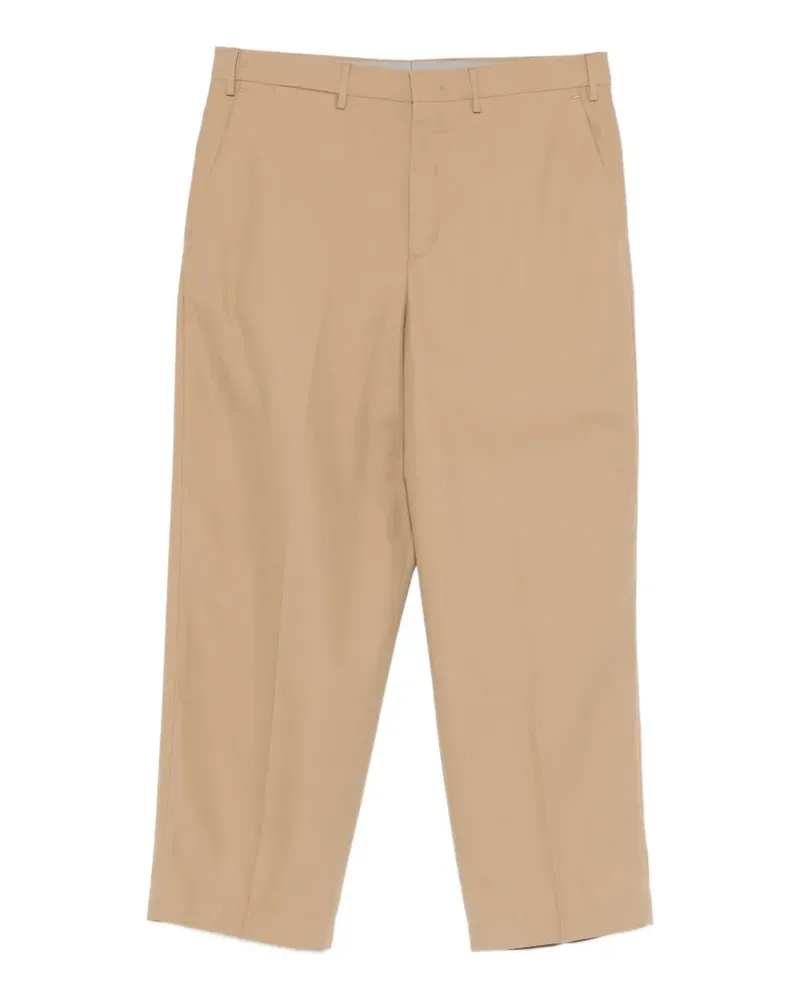 PT TORINO Klassische Cropped-Hose - Nude Nude