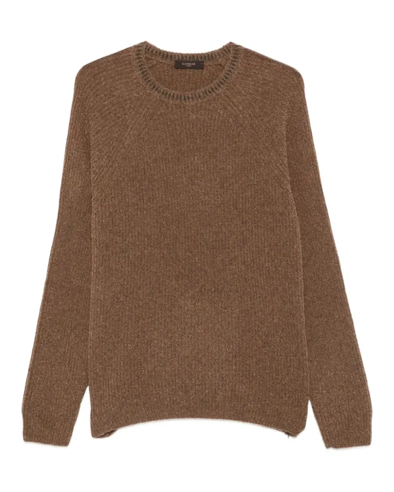 Zanone Pullover mit Raglanärmeln - Braun Braun