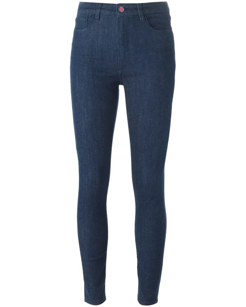 Victoria Beckham Hoch sitzende Skinny-Jeans - Blau Blau