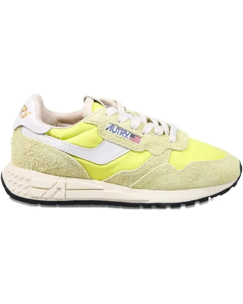 AUTRY logo lace-up sneakers - Gelb Gelb