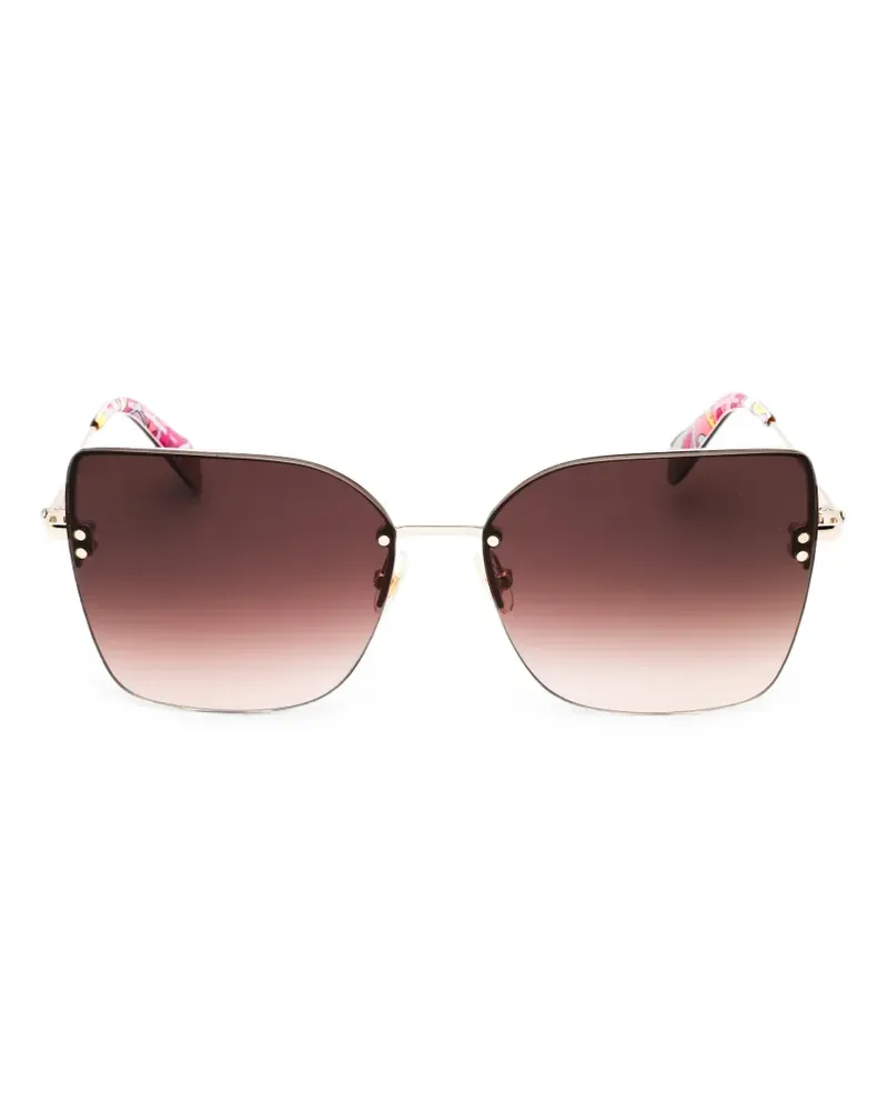 Kate Spade Ariella Sonnenbrille mit eckigem Gestell - Gold Gold