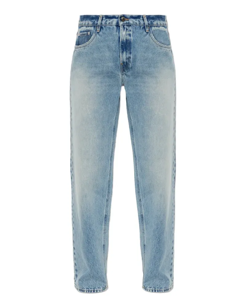 Haikure distressed straight-leg jeans - Blau Blau
