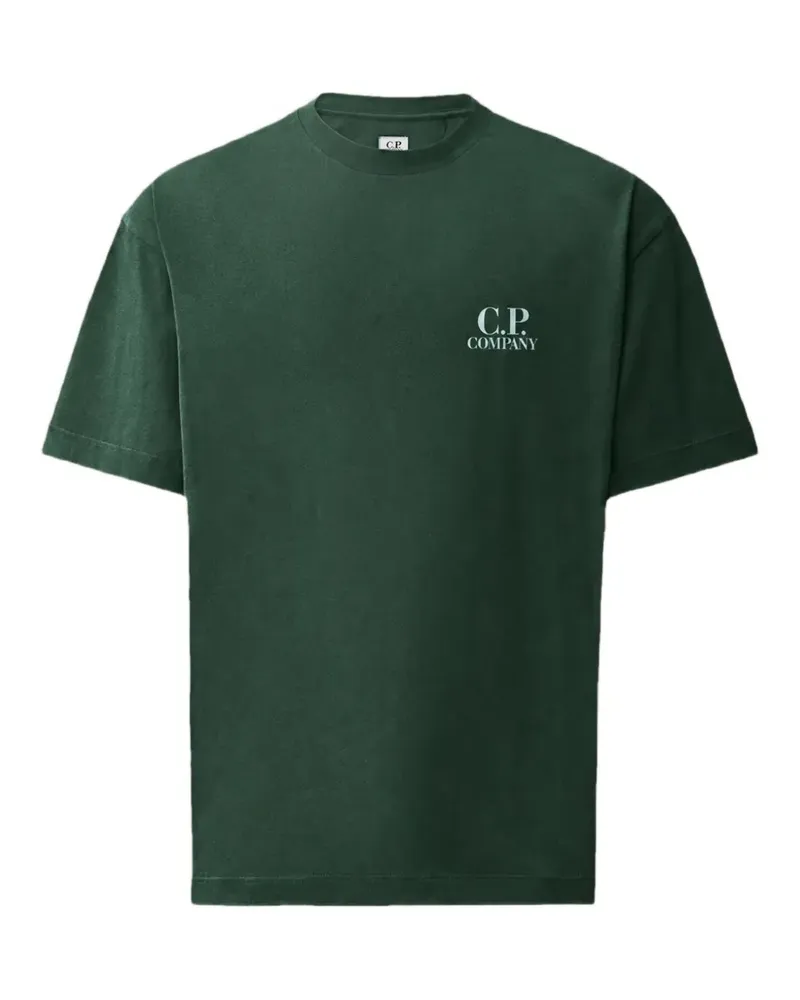 C.P. Company Kurzärmeliges 30/1 Comfort T-Shirt - Grün Grün
