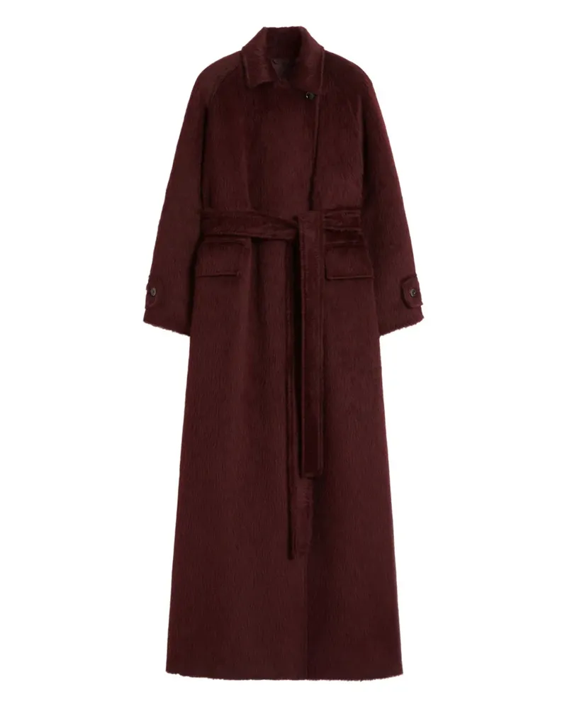 Max Mara Mantel mit Raglanärmeln - Rot Rot