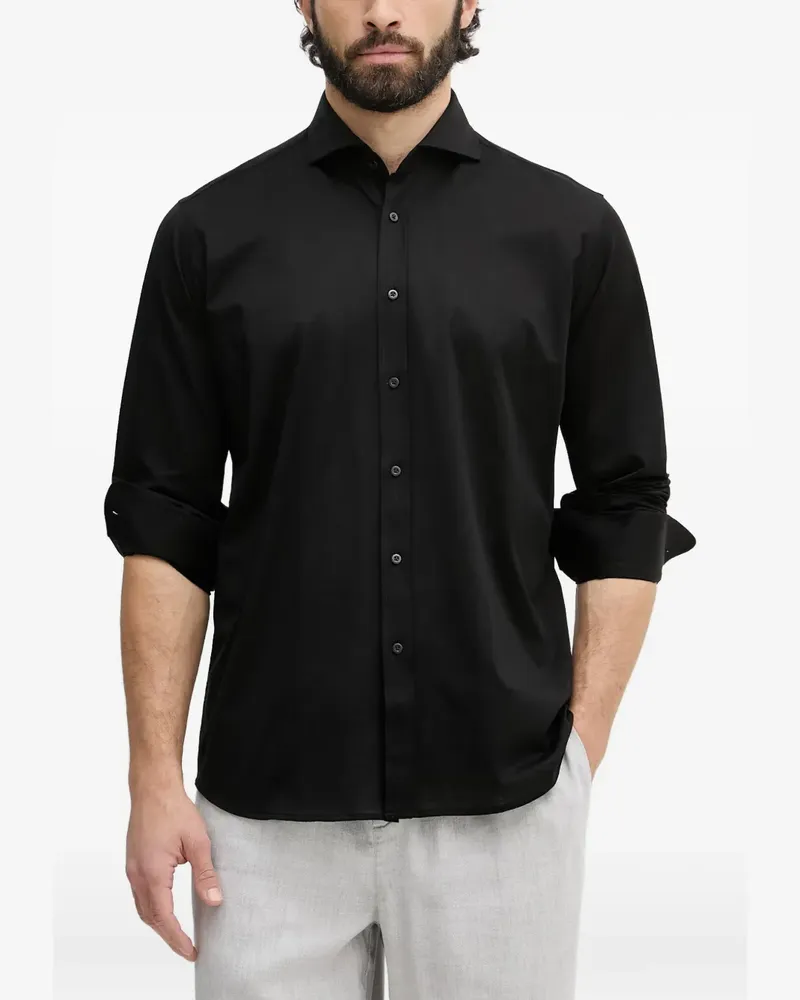 Karl Lagerfeld long-sleeve shirt - Schwarz Schwarz