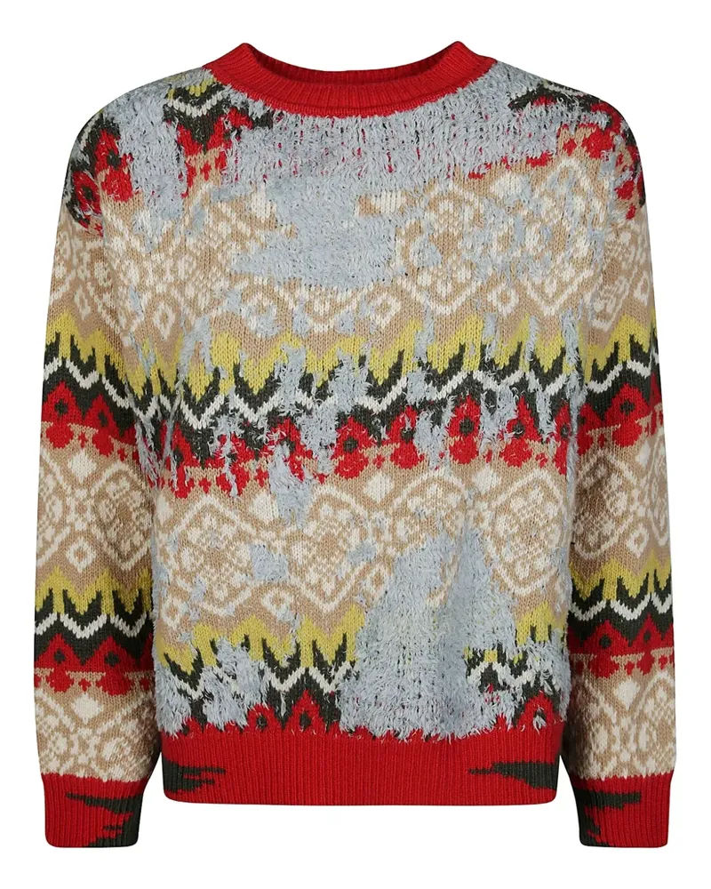 Max Mara Pullover mit Rundhalsausschnitt - Blau Blau