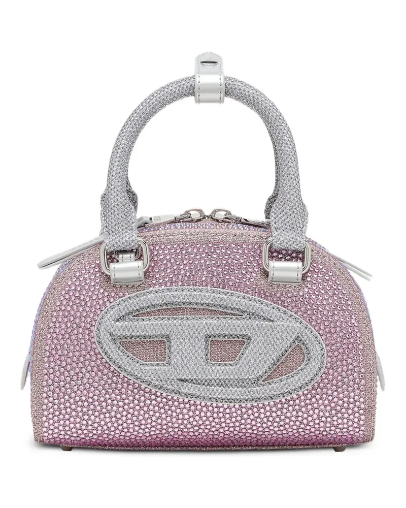 Diesel Mini Tote Bag mit Strass - Rosa Rosa