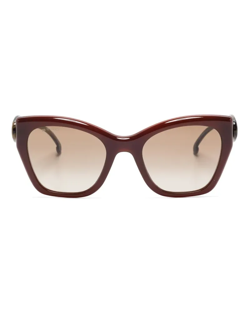 Etro Sonnenbrille mit Butterfly-Gestell - Braun Braun