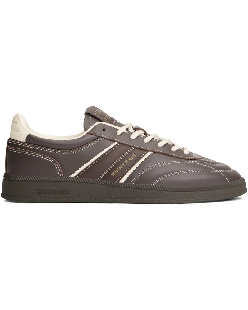 Tommy Hilfiger Sneakers aus Leder - Braun Braun