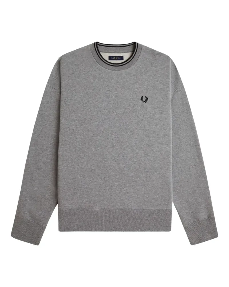 Fred Perry oversized tipped sweatshirt - Grau Grau