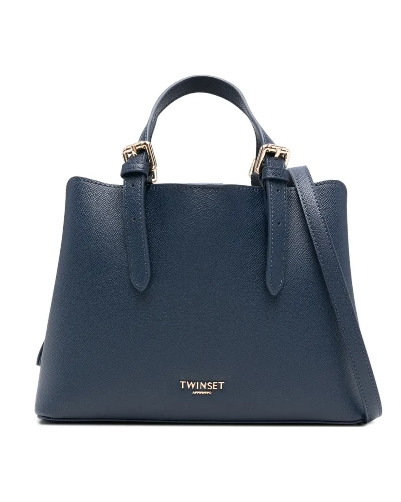 Twin-Set Handtasche mit Schnallendetail - Blau Blau