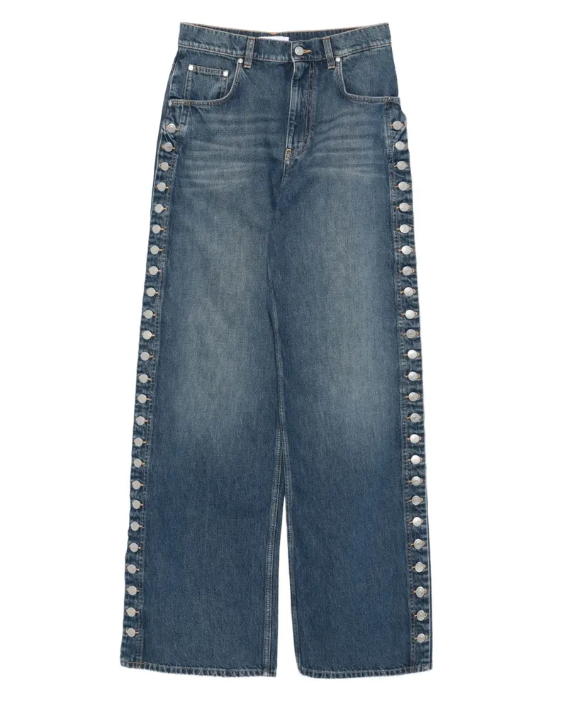 Stella McCartney Jeans mit Knopfdetail - Blau Blau