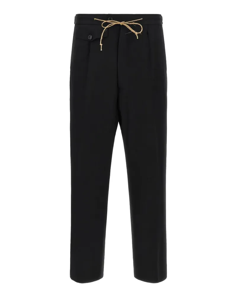 Namacheko Perkin braided-cord trousers - Schwarz Schwarz
