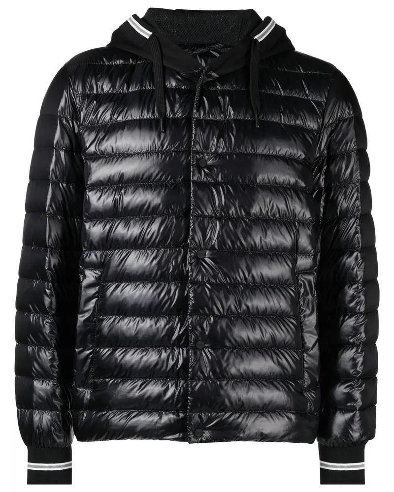 Herno Daunenjacke mit Kapuze - Schwarz Schwarz