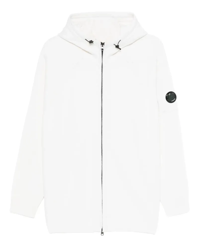 C.P. Company Kapuzenjacke mit Reißverschluss - Weiß Weiß